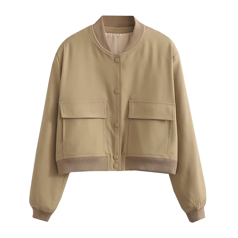 Sophia | Damenjacke mit Vintage-Charme und praktischen Taschen für stilbewusste Frauen