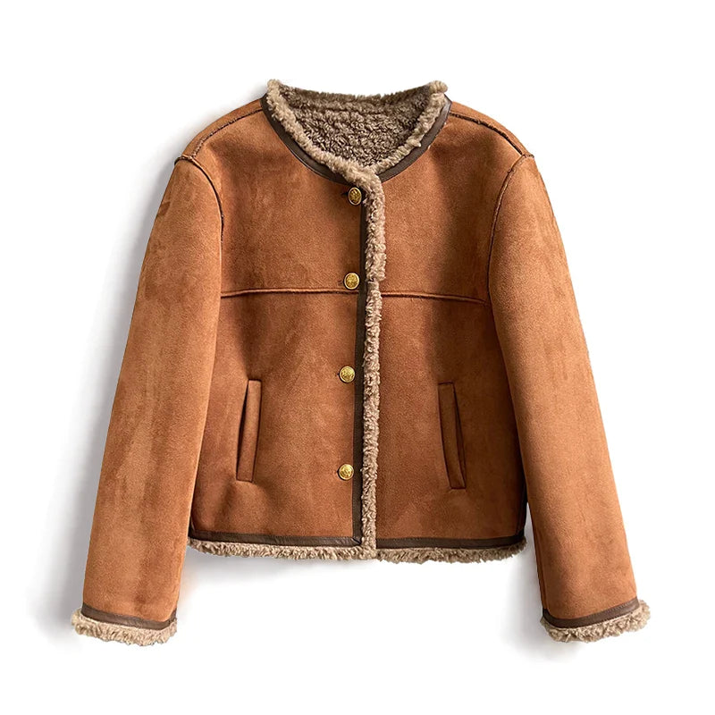 Sienna | Jacke mit Flauschigem Sherpa-Futter und Robuster Verarbeitung für Damen