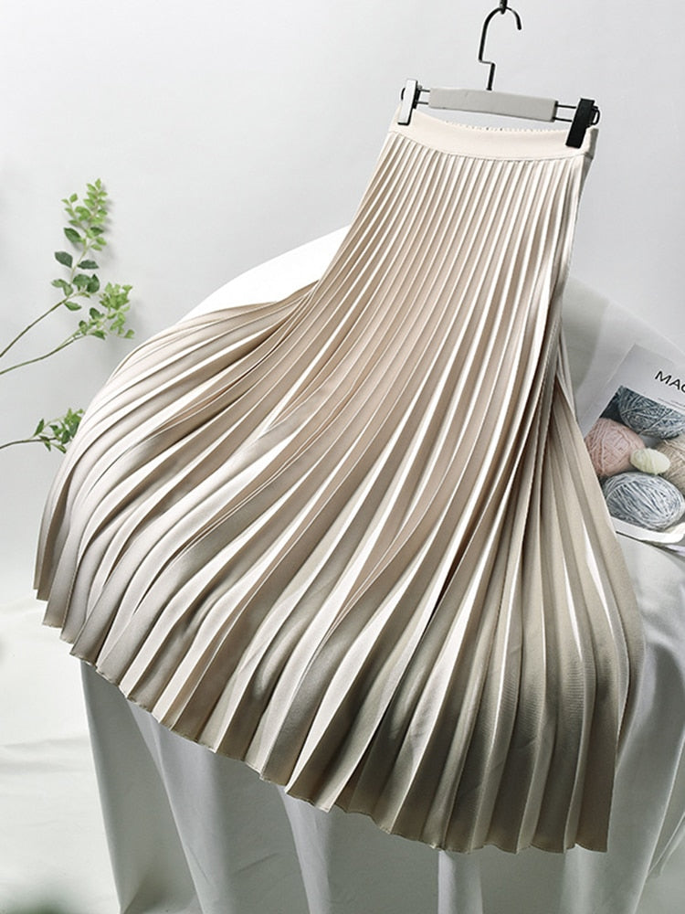 Isolde | Plisseerock mit Elegantem Design und Hoher Taille für Damen