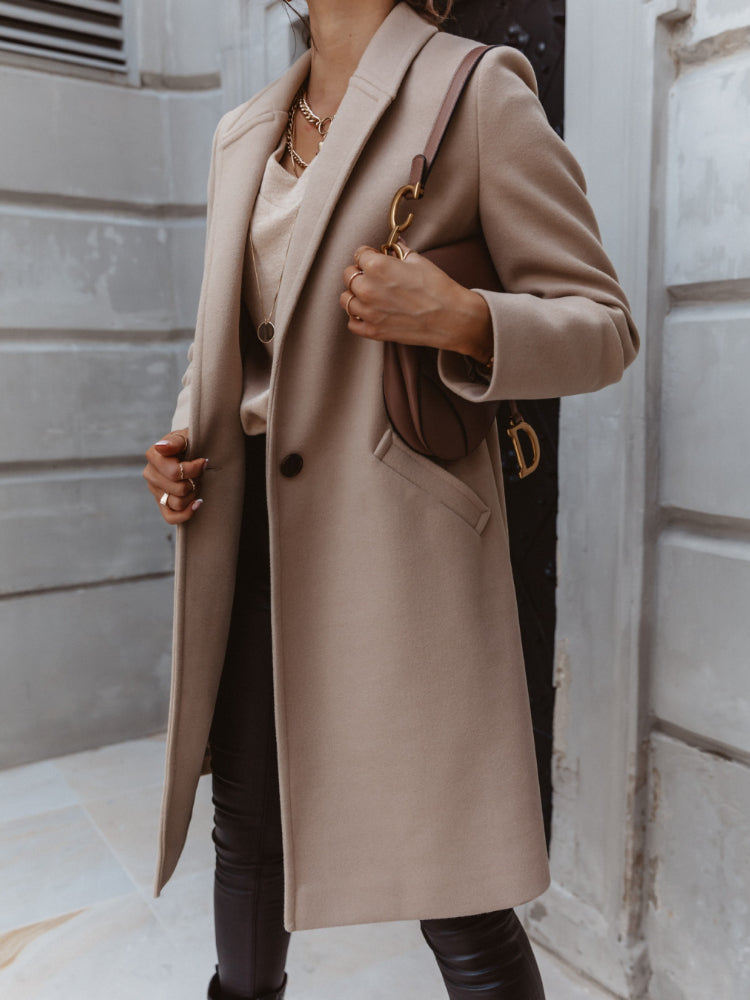 Livia | Langer Mantel mit Stil und Komfort für Herbst/Winter