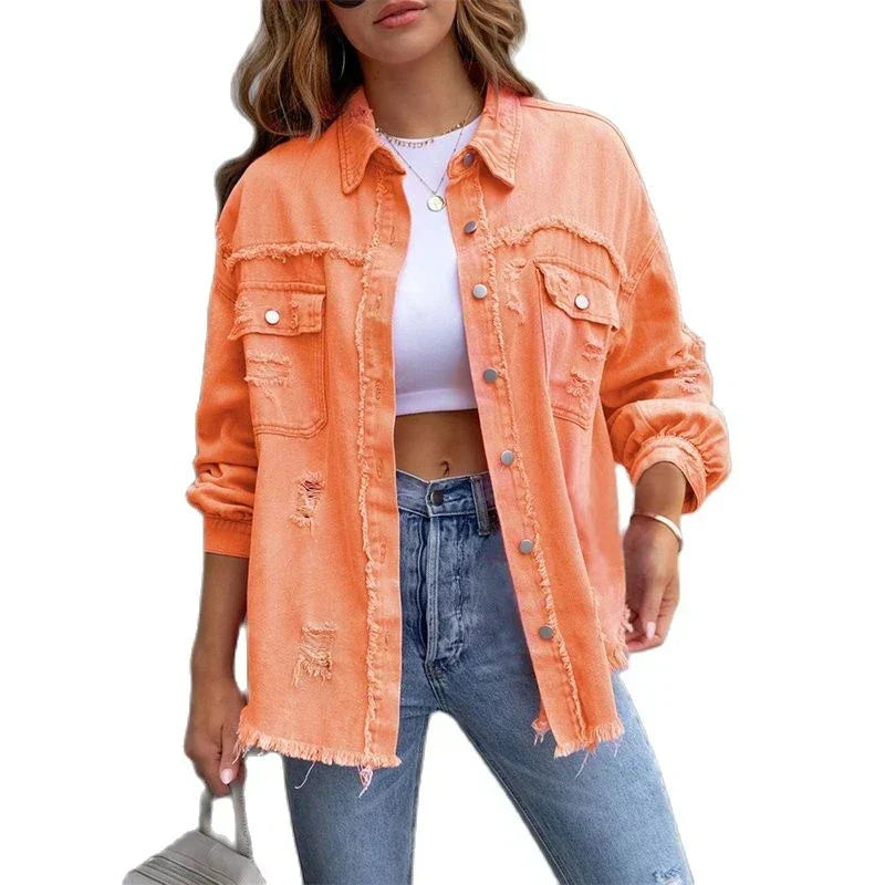 Livia | Jeansjacke mit Klassischem Design und Hohem Tragekomfort für Damen