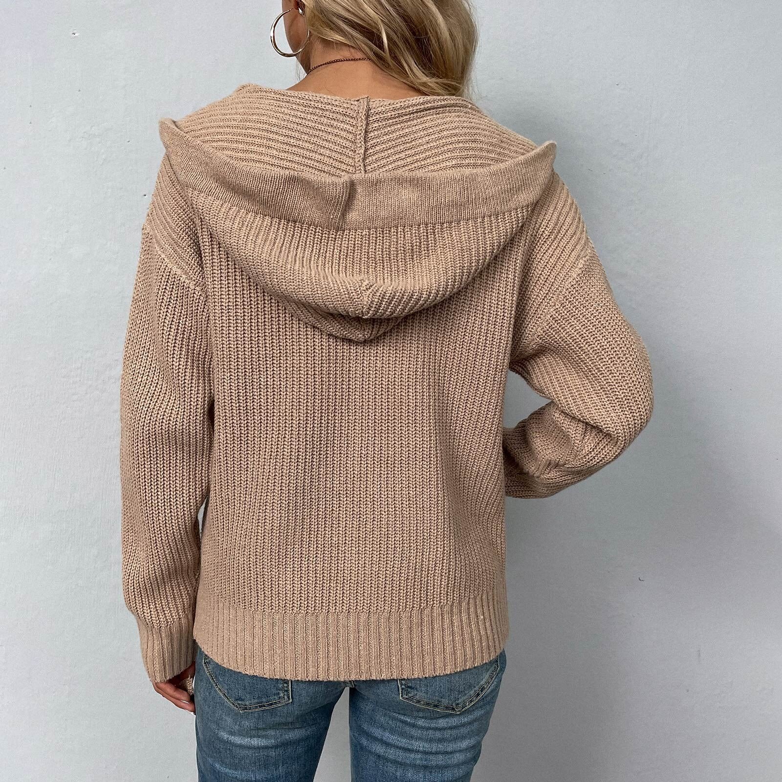 Luna | Strickjacke mit Wasserdichtem Material und Elegantem Design für Frauen