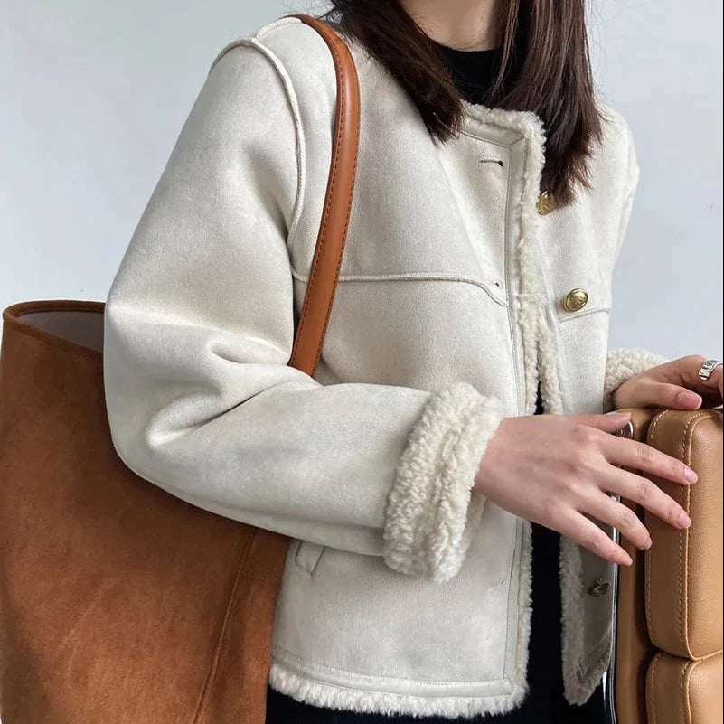 Sienna | Jacke mit Flauschigem Sherpa-Futter und Robuster Verarbeitung für Damen