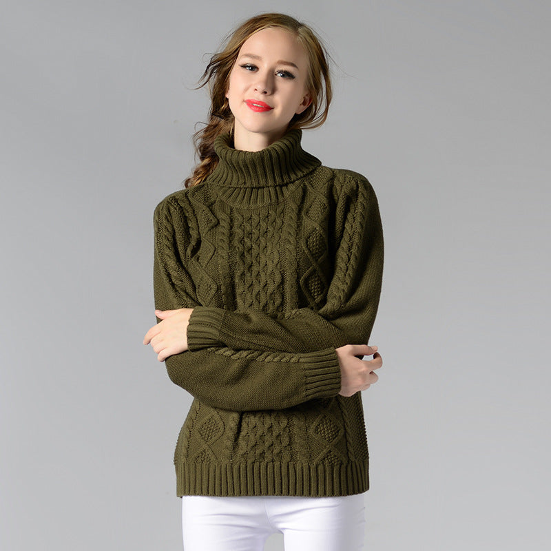 Seraphina | Rollkragenpullover mit elegantem Kabelstrick für Damen