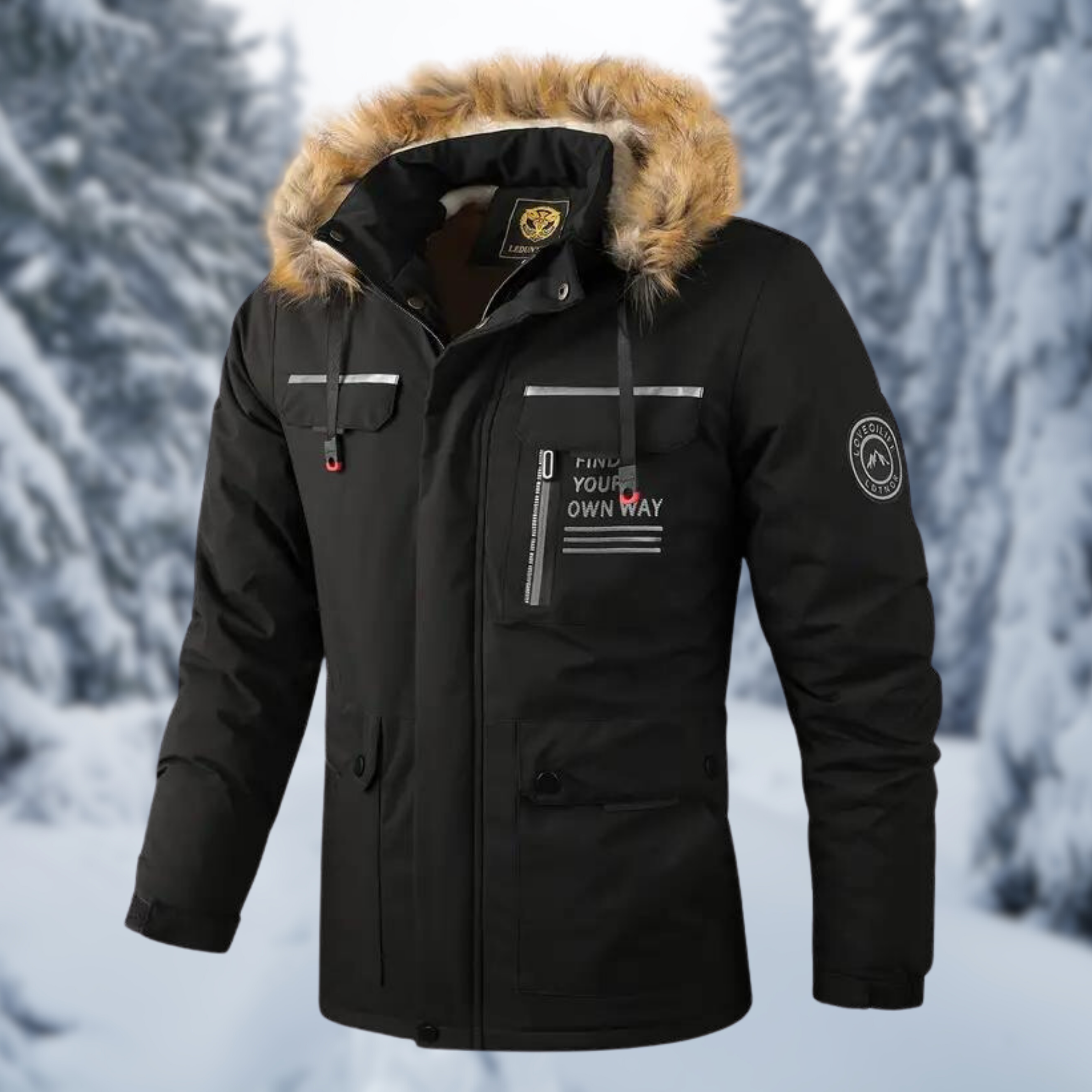 Fenix | Kapuzenjacke mit Optimaler Wärme und Wasserfestigkeit für Männer im Winter