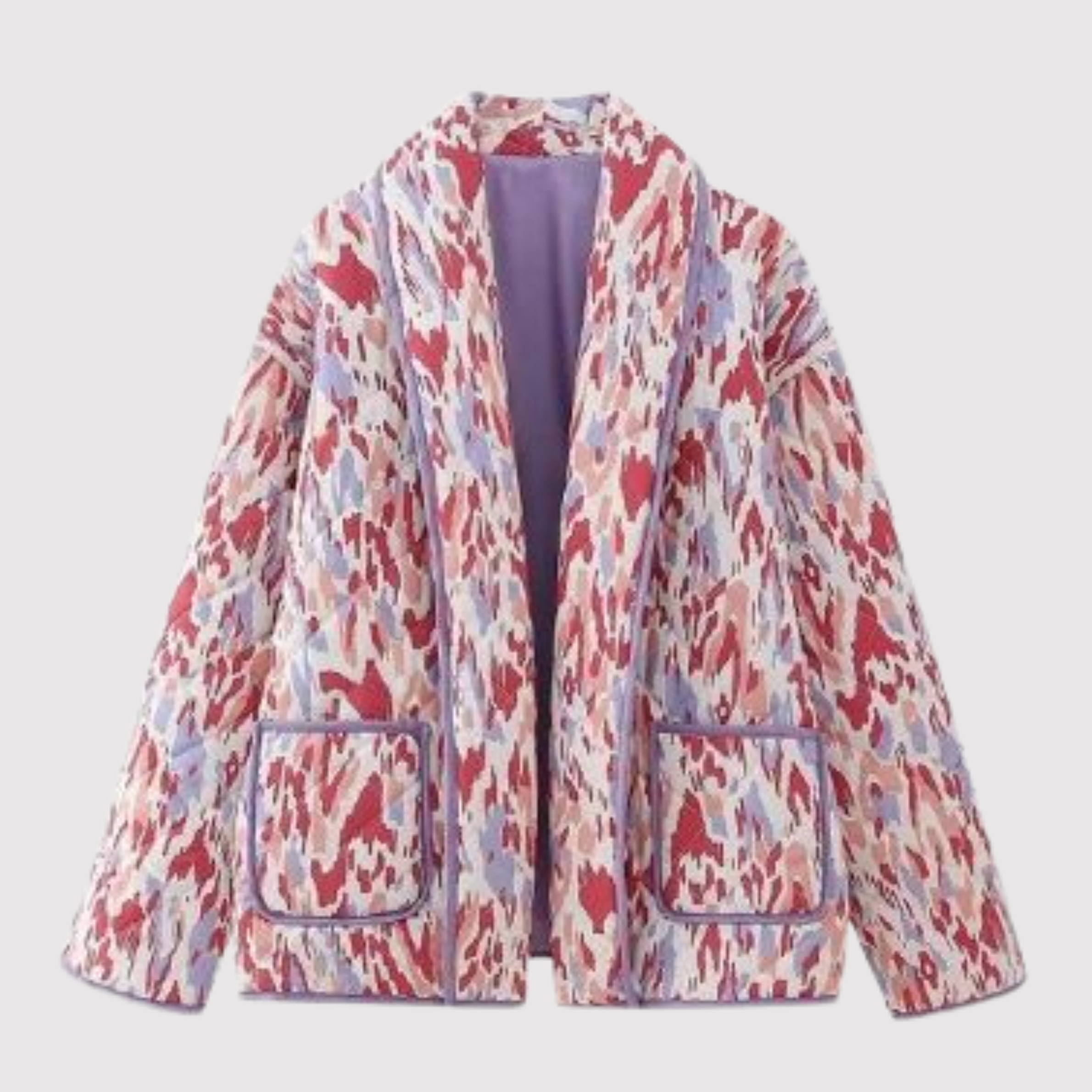 Isolde | Steppjacke mit elegantem Muster und femininer Passform für Damen