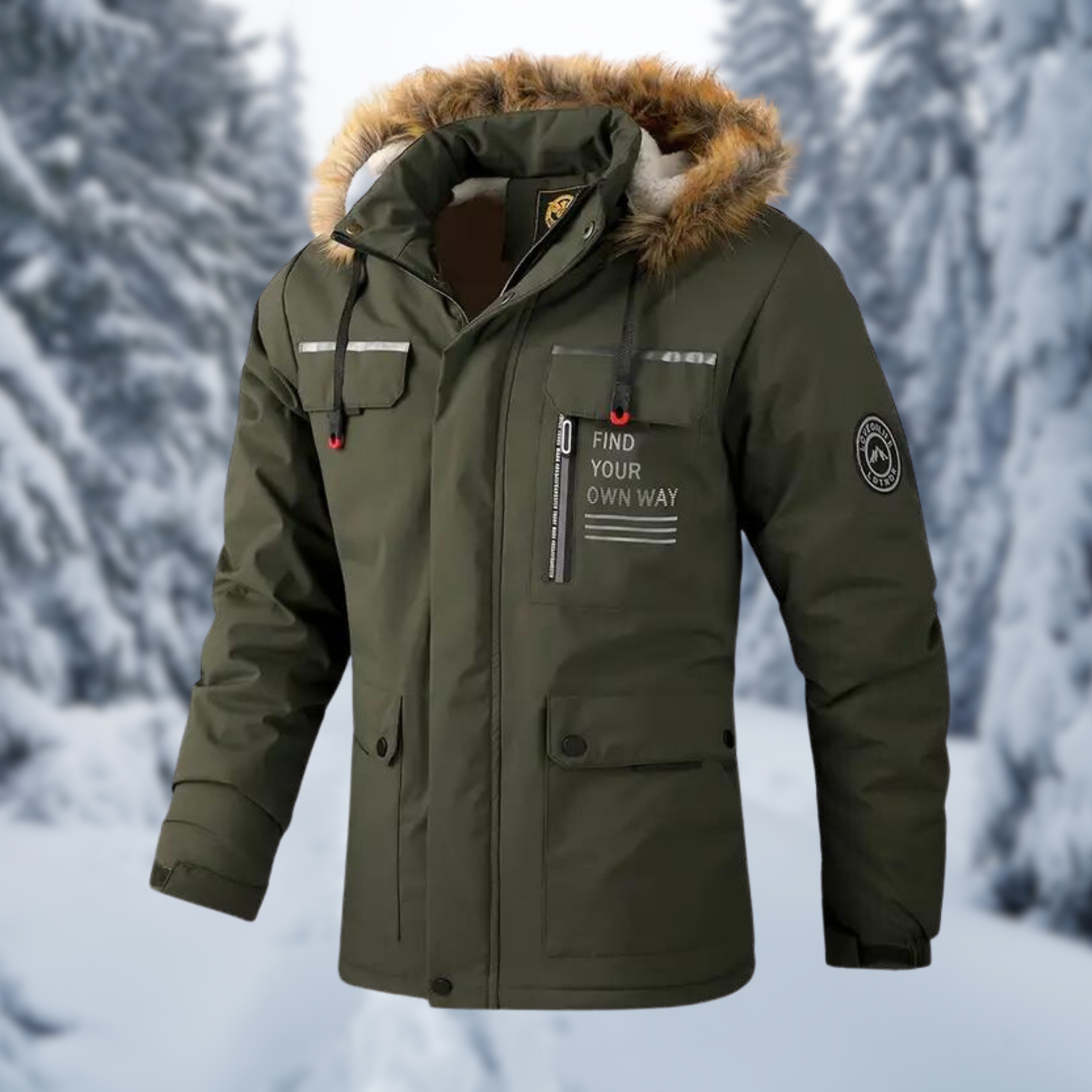 Fenix | Kapuzenjacke mit Optimaler Wärme und Wasserfestigkeit für Männer im Winter