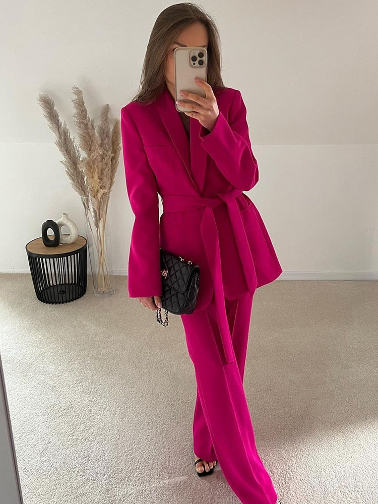 Mira | Blazer mit Eleganz und Gürtel für Damen im Frühling