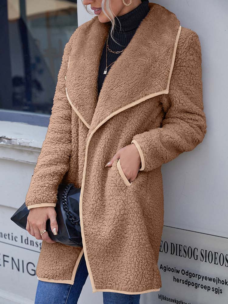 Aurora | Langer Mantel mit Wasserdichtem Material und Trendigem Design für Frauen