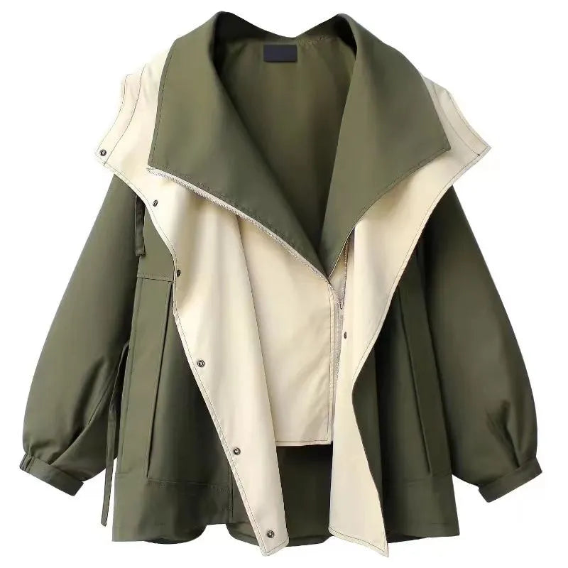 Sienna | Herbstmantel mit Stilvollem Design und Kapuze für Frauen
