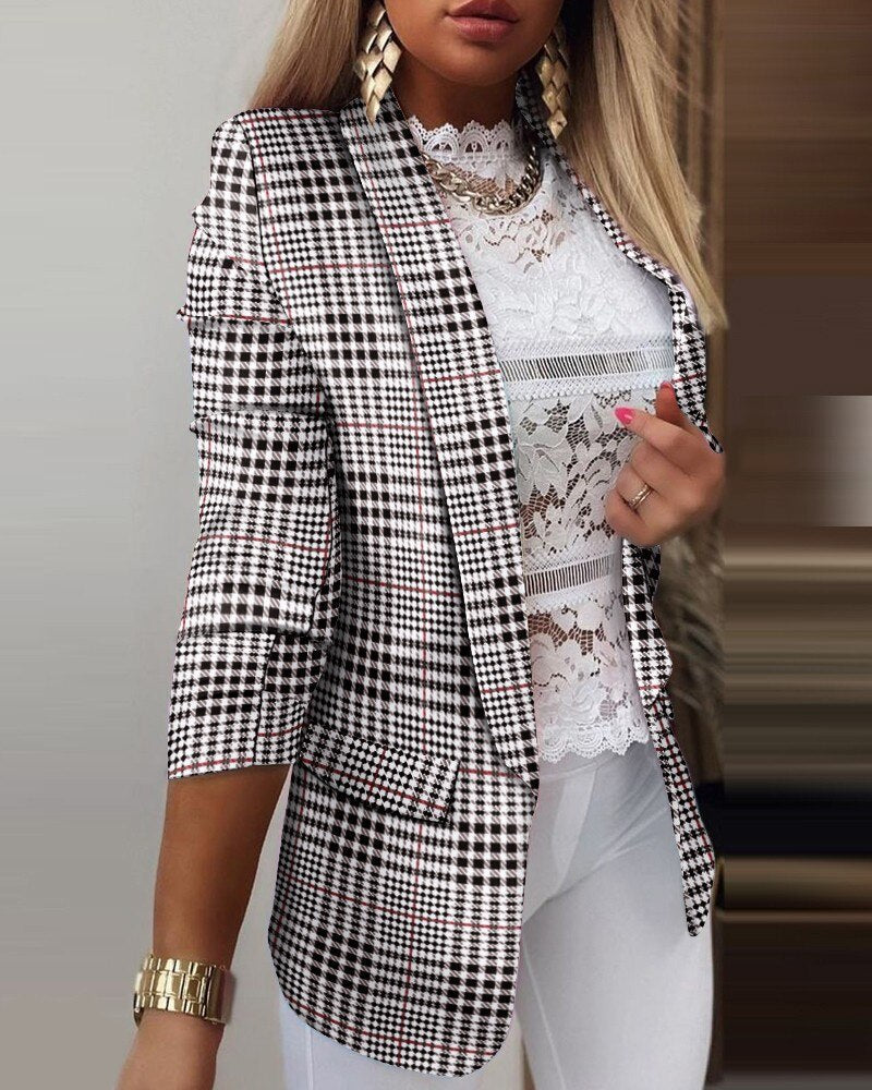 Liana | Blazer mit Stilvollem Tie-Dye-Muster für Herbst und Alltag