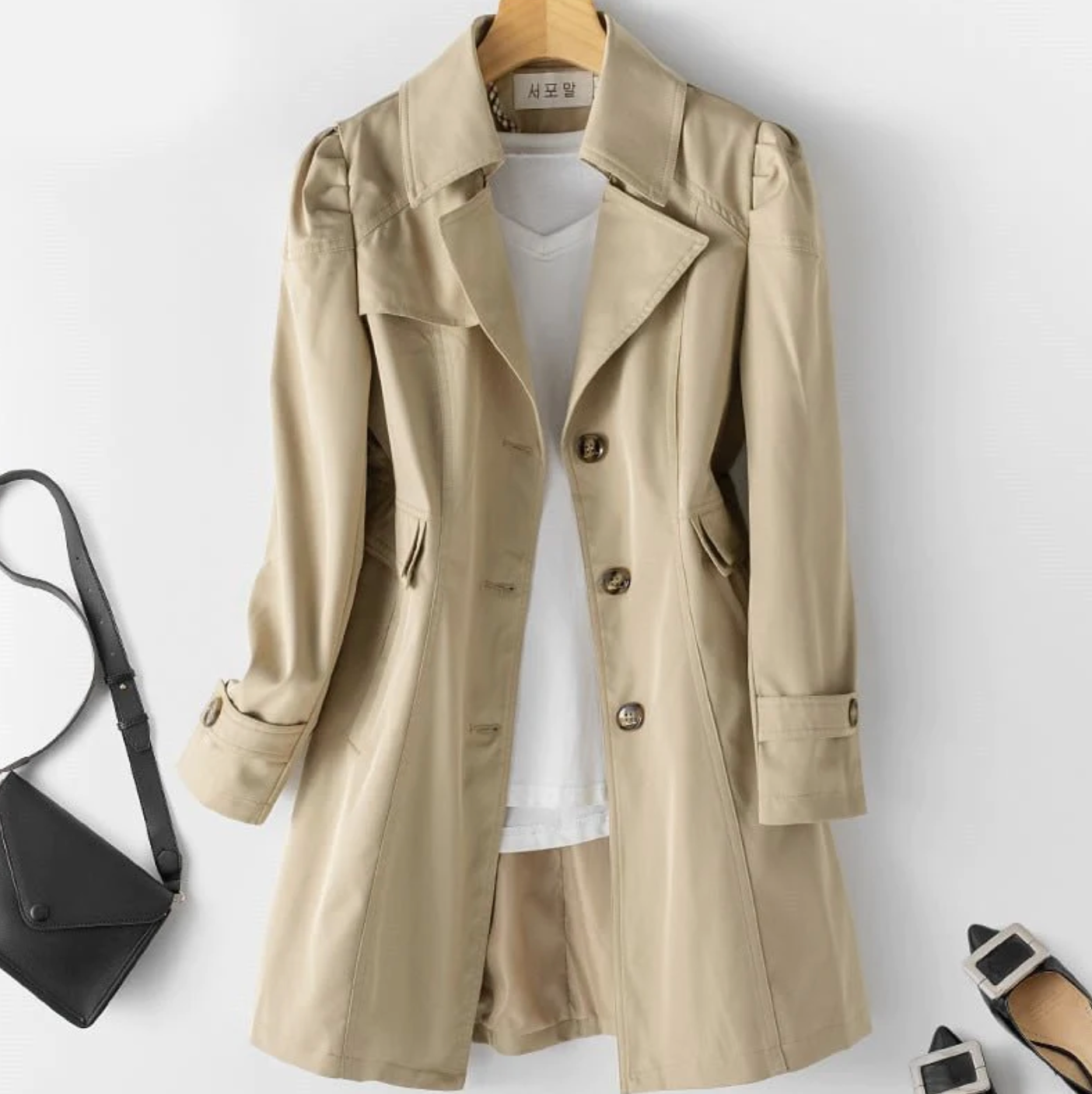 Amara | Trenchcoat mit Stil und Hochwertigen Materialien für Frauen