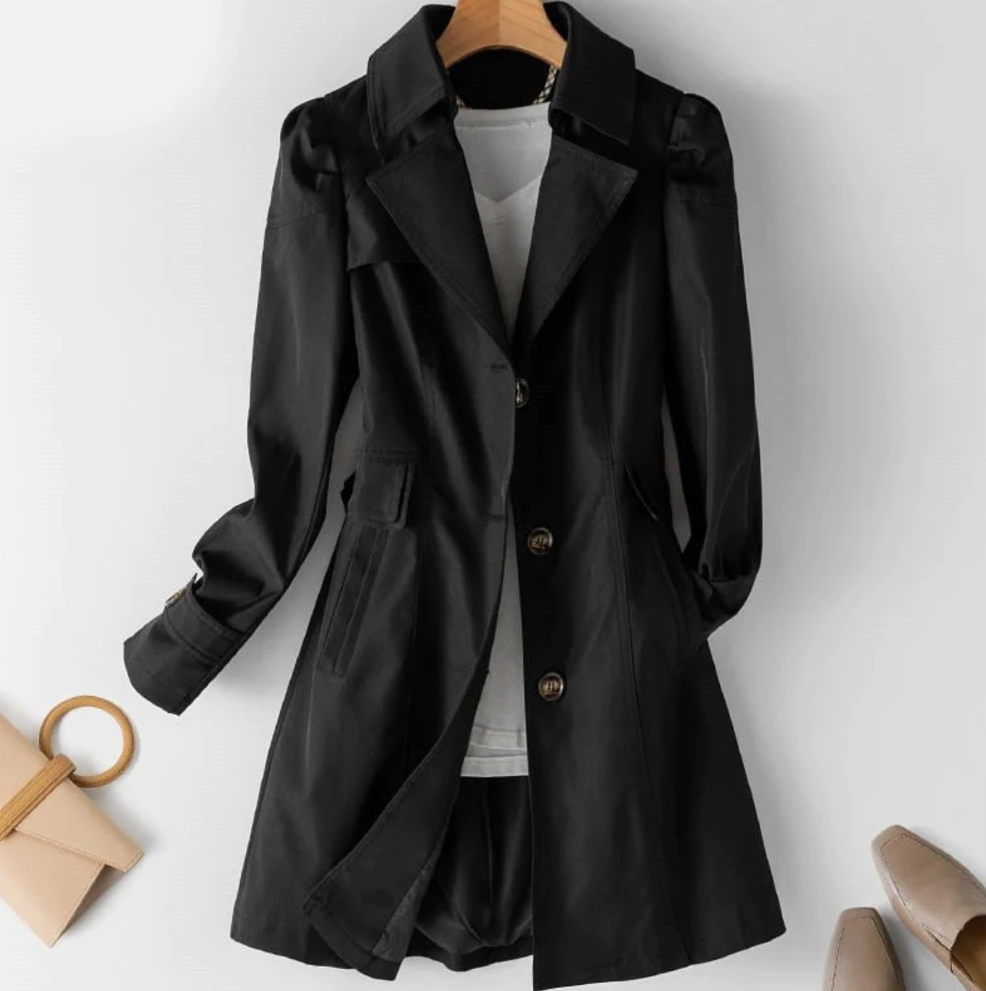 Amara | Trenchcoat mit Stil und Hochwertigen Materialien für Frauen