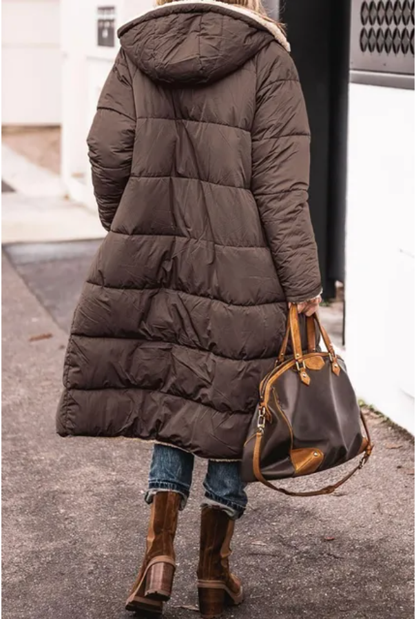 Mira | Wendbarer Sherpa-Puffermantel mit Stil und Gemütlichkeit für den Winter