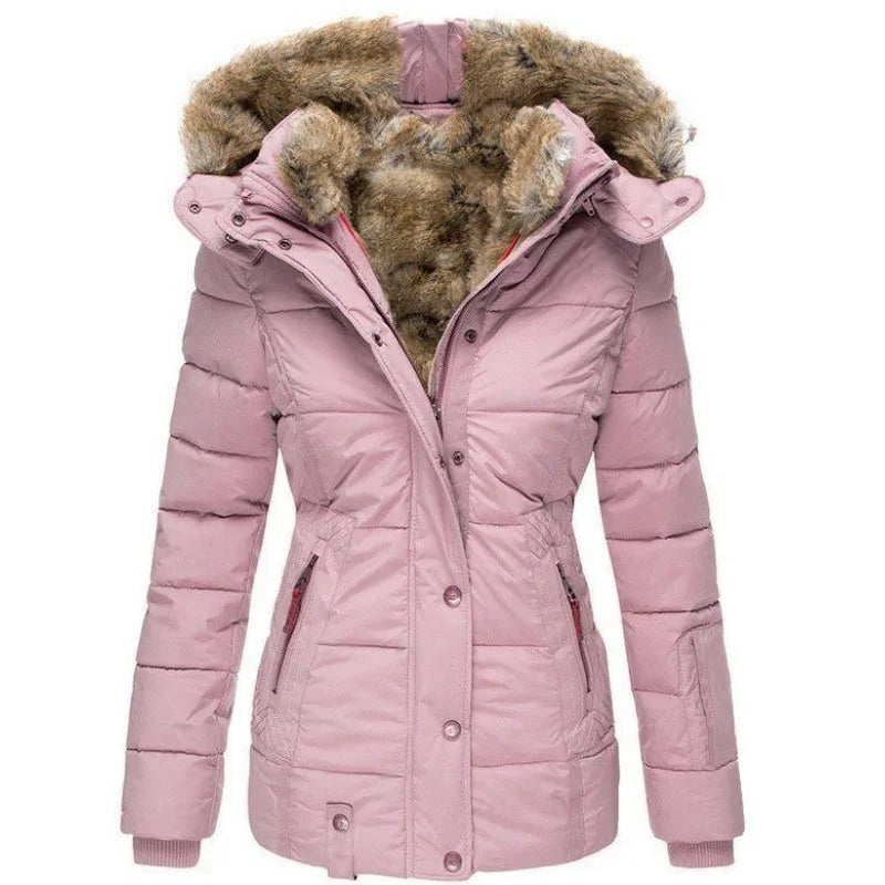 Luna | Parka mit stilvollen Verzierungen und Kapuze für Damen im Herbst/Winter