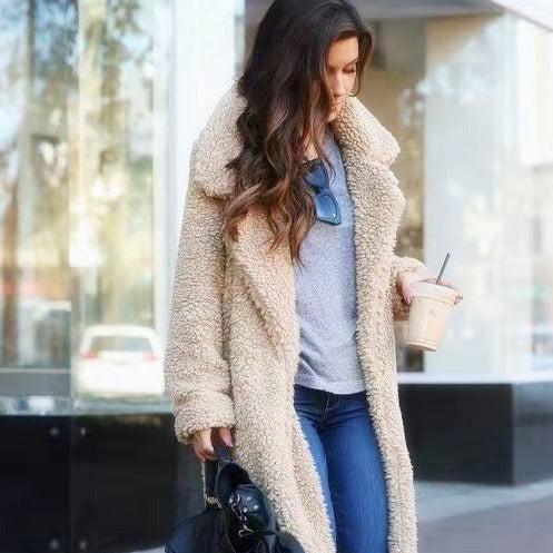 Liora | Teddy Mantel mit elegantem Stil und Komfort für den Winter