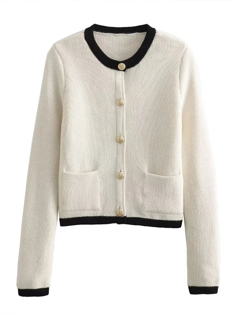 Aurora | Strick-Cardigan mit schmeichelnder Passform und dekorativen Details für Frauen