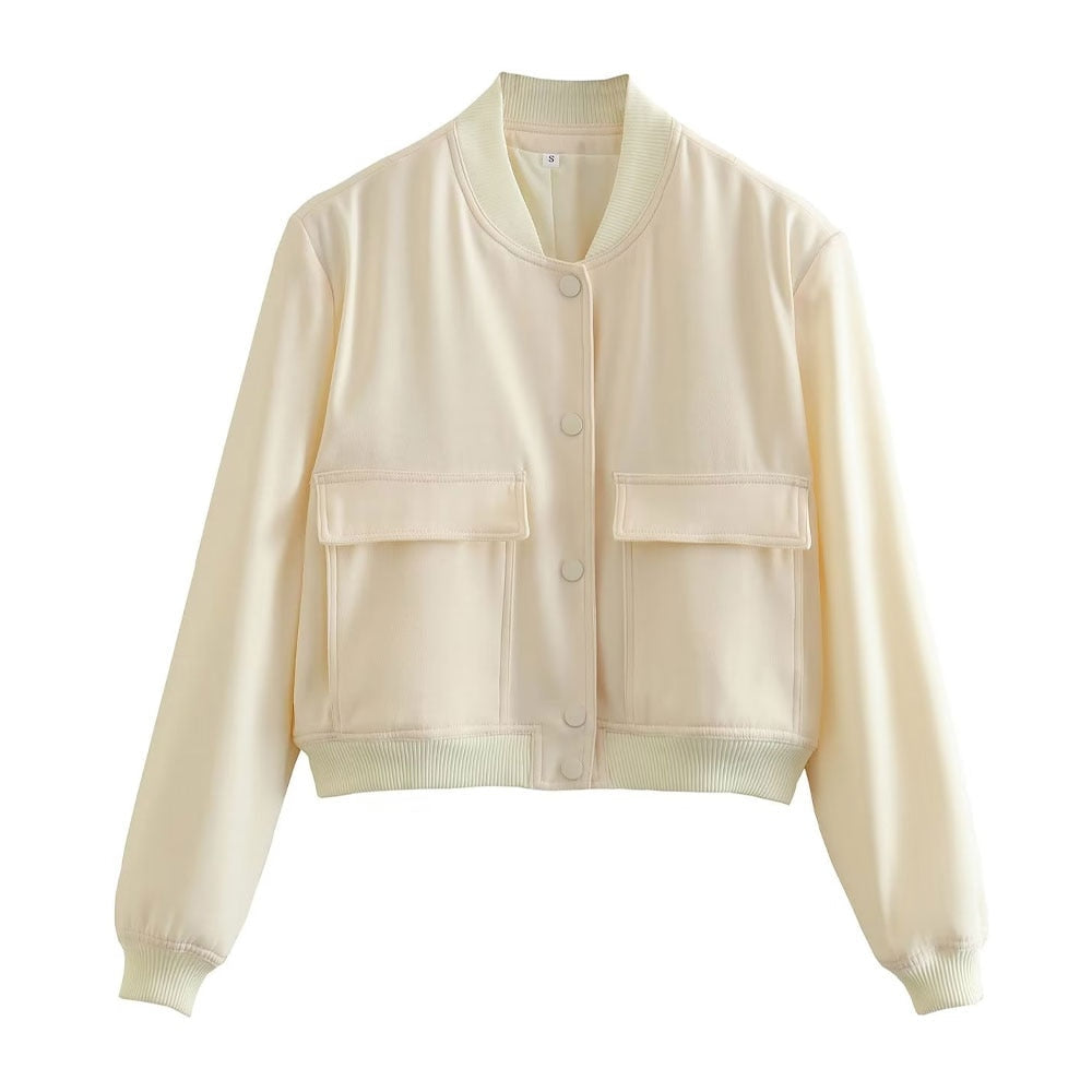 Sophia | Damenjacke mit Vintage-Charme und praktischen Taschen für stilbewusste Frauen