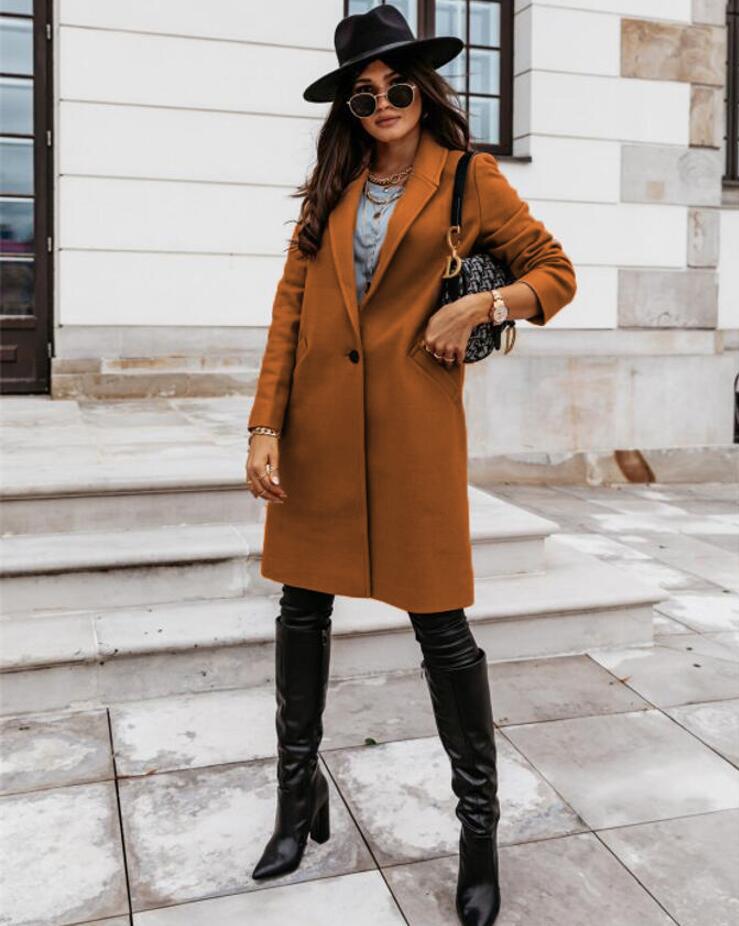 Livia | Langer Mantel mit Stil und Komfort für Herbst/Winter