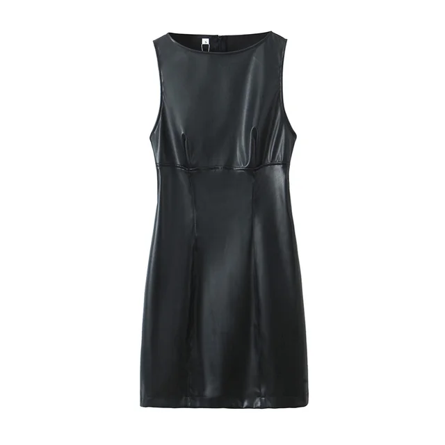 Celestia | Polyester-Oberteil mit schlanker Passform und schimmerndem Latex-Look für den Sommer