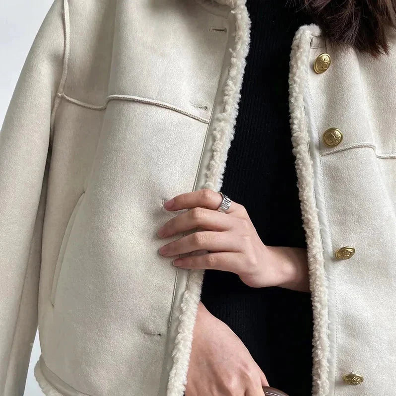 Sienna | Jacke mit Flauschigem Sherpa-Futter und Robuster Verarbeitung für Damen