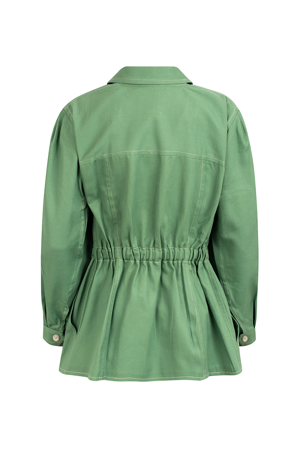 Luna | Jacke mit eleganten Ballonärmeln und kontrastierenden Nähten für Frauen