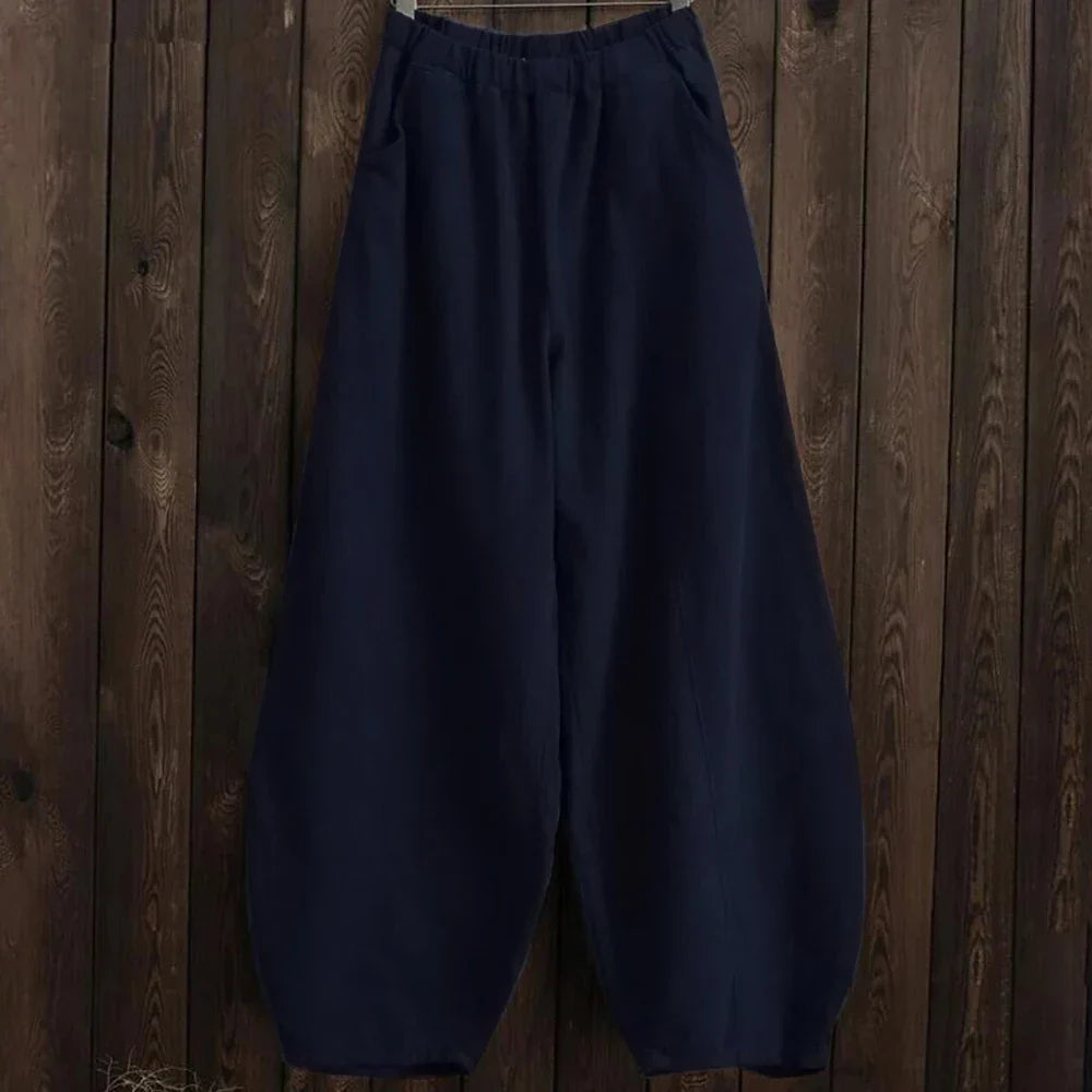 Lucia | Hose mit Atmungsaktiver Baumwoll-Leinen-Mischung für den Frühling und Sommer