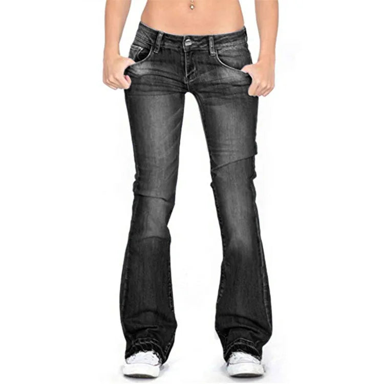 Livia | Flared Jeans mit Vintage-Charme und Bequemer Passform für Damen