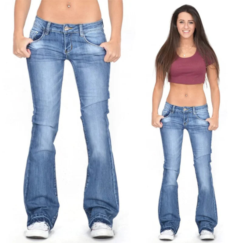 Livia | Flared Jeans mit Vintage-Charme und Bequemer Passform für Damen