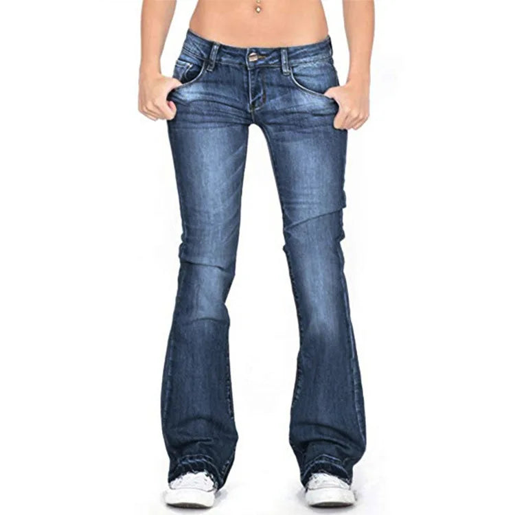 Livia | Flared Jeans mit Vintage-Charme und Bequemer Passform für Damen
