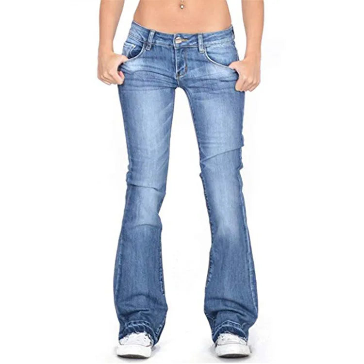 Livia | Flared Jeans mit Vintage-Charme und Bequemer Passform für Damen