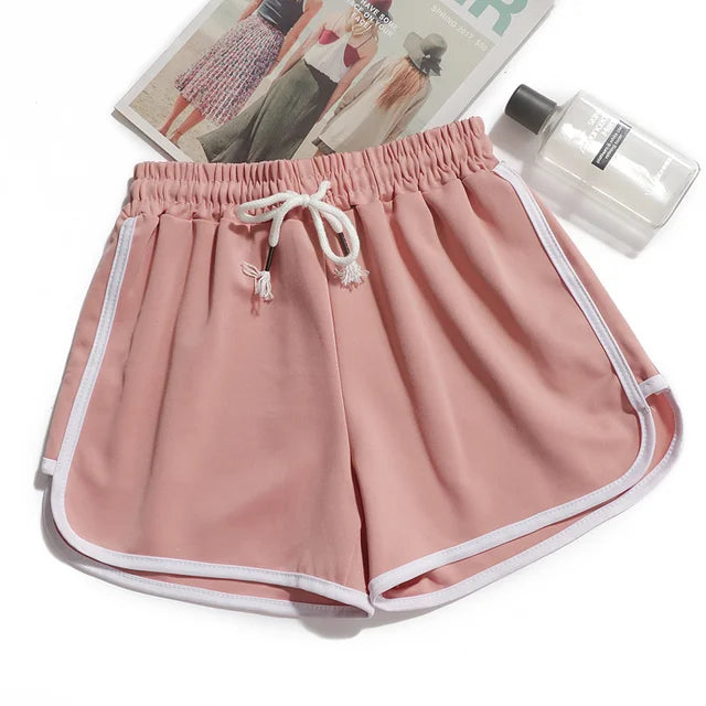 Aurelia | Streifenshorts mit Atmungsaktivem Stoff und Elastischem Bund für Damen