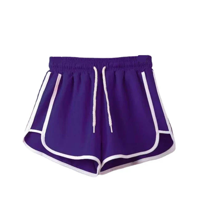 Aurelia | Streifenshorts mit Atmungsaktivem Stoff und Elastischem Bund für Damen