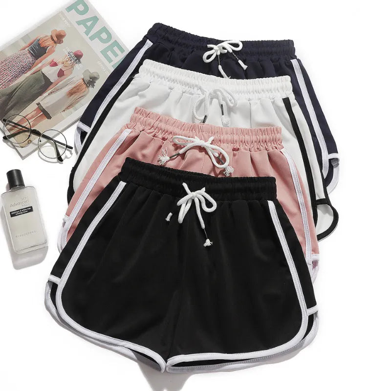 Aurelia | Streifenshorts mit Atmungsaktivem Stoff und Elastischem Bund für Damen