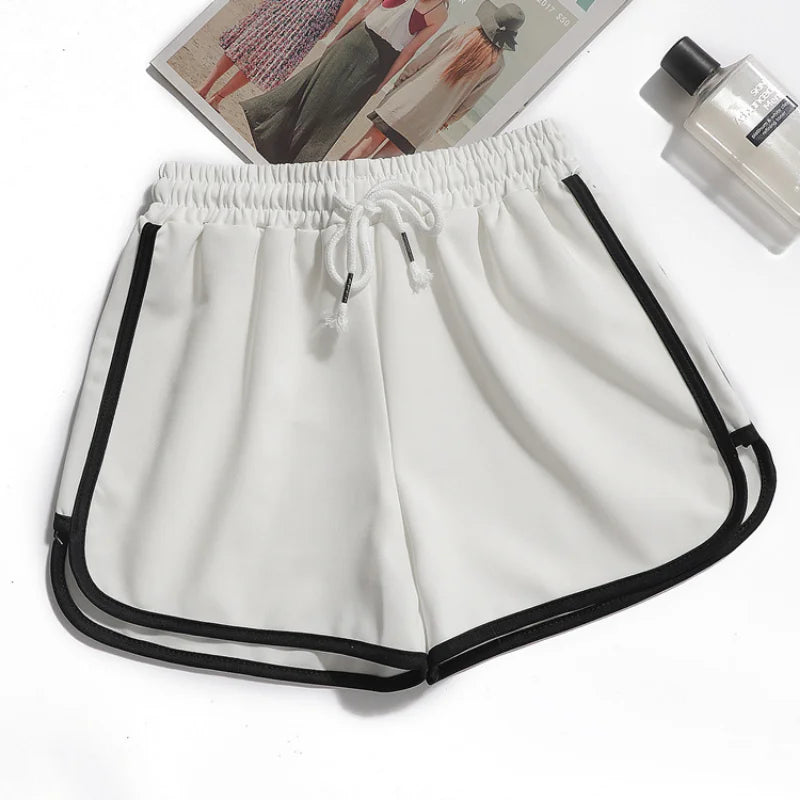Aurelia | Streifenshorts mit Atmungsaktivem Stoff und Elastischem Bund für Damen