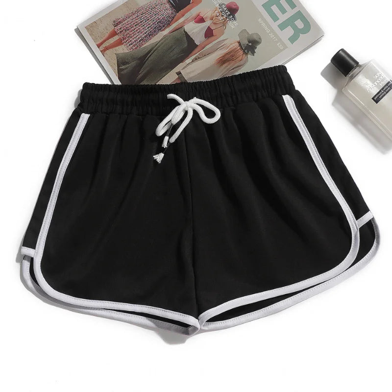 Aurelia | Streifenshorts mit Atmungsaktivem Stoff und Elastischem Bund für Damen