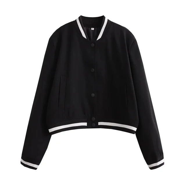 Aurelia | Bomberjacke mit elegantem Vintage-Design und praktischen Taschen für Damen