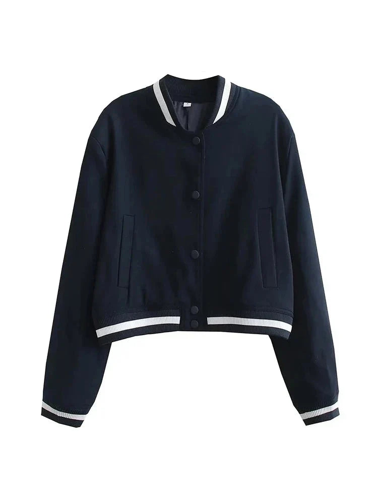 Aurelia | Bomberjacke mit elegantem Vintage-Design und praktischen Taschen für Damen