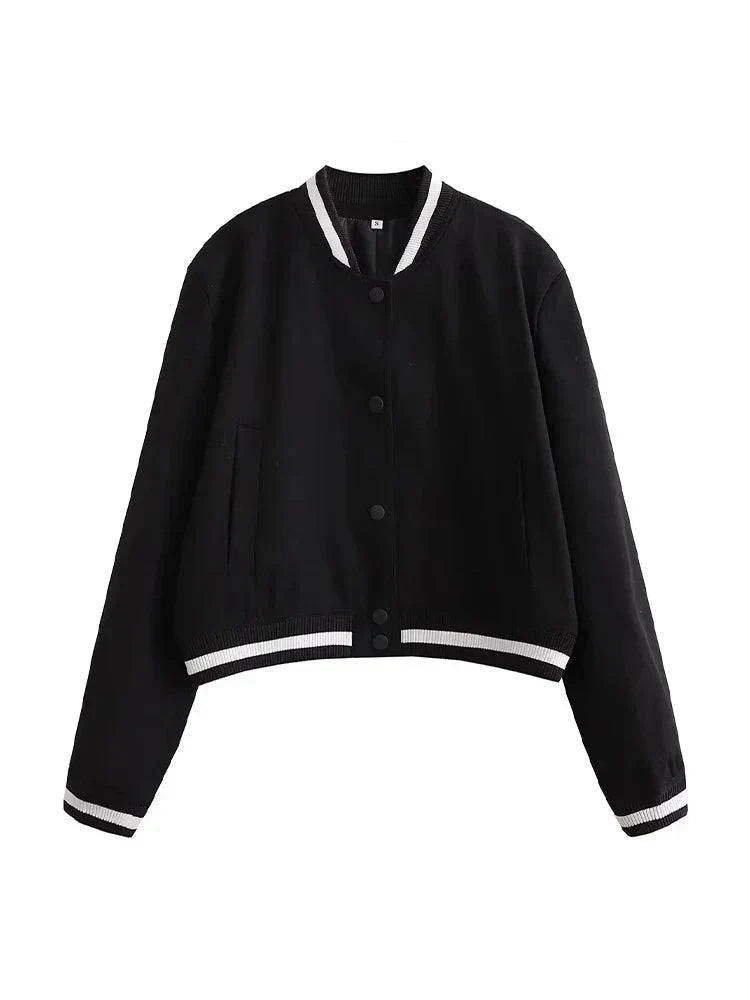 Aurelia | Bomberjacke mit elegantem Vintage-Design und praktischen Taschen für Damen