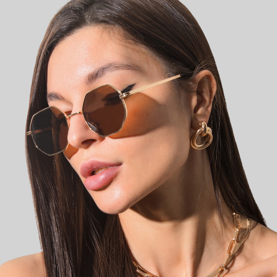 Aurelia | Sonnenbrille aus Metall mit Vintage-Stil und einzigartigem Design für den Sommer