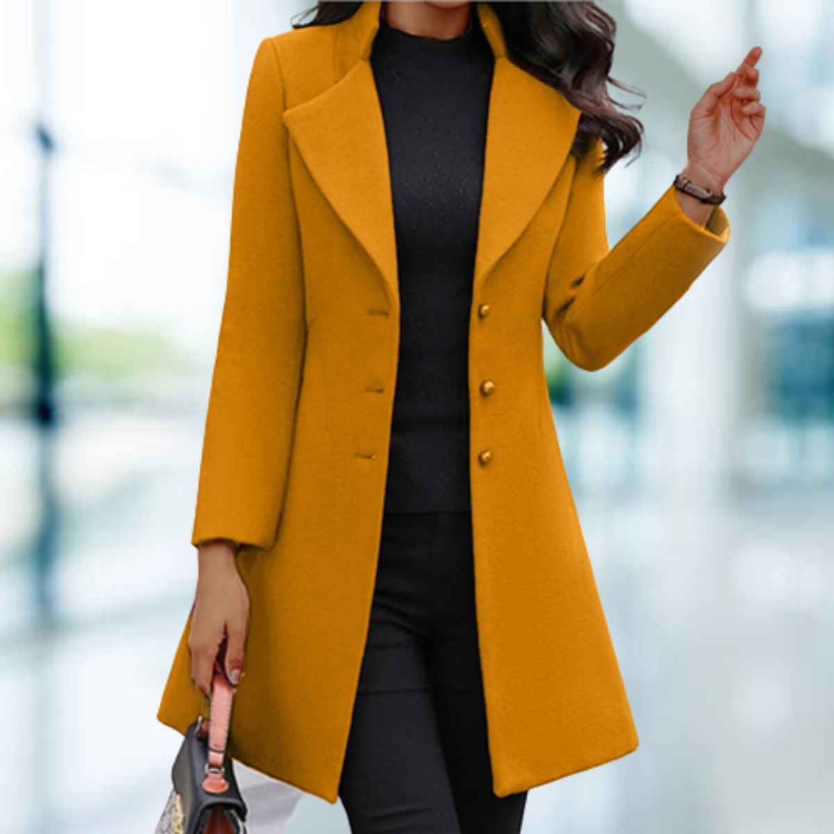 Celestia | Lange Jacke mit Eleganz und Komfort für den Winter