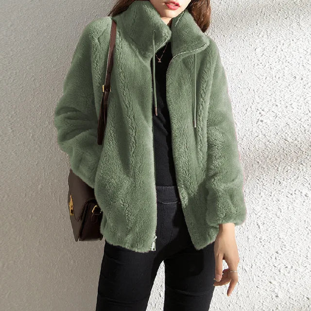 Liora | Rollkragenmantel mit Weichem Material und Stilvollem Design für Frauen