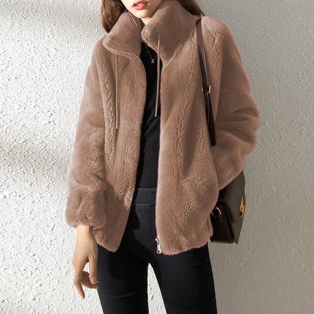 Liora | Rollkragenmantel mit Weichem Material und Stilvollem Design für Frauen