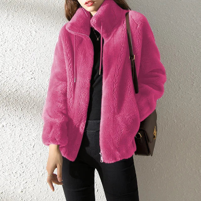 Liora | Rollkragenmantel mit Weichem Material und Stilvollem Design für Frauen