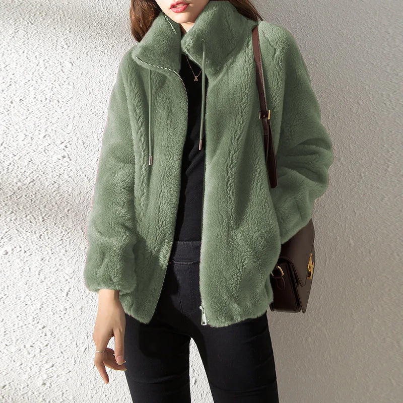 Liora | Rollkragenmantel mit Weichem Material und Stilvollem Design für Frauen