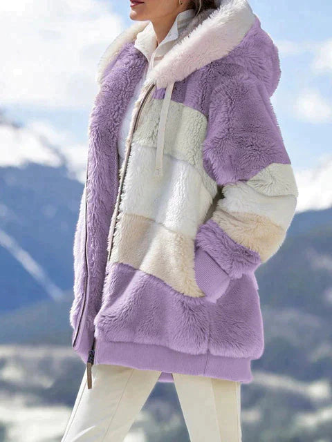 Liana | Wintermantel mit Bequemem Plüschmaterial und Stilvollem Design für Frauen
