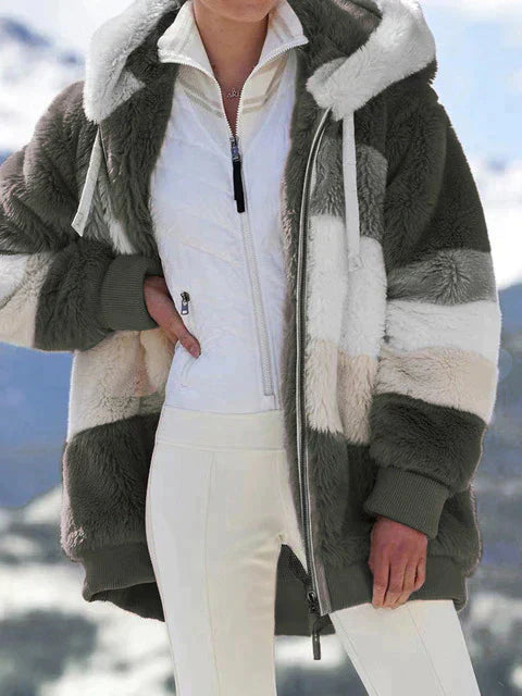 Liana | Wintermantel mit Bequemem Plüschmaterial und Stilvollem Design für Frauen