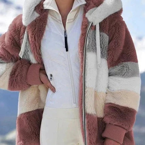 Liana | Wintermantel mit Bequemem Plüschmaterial und Stilvollem Design für Frauen
