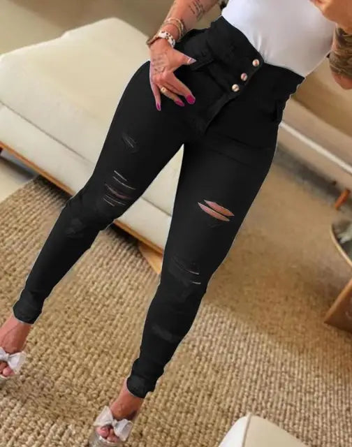 Lyra | Skinny-Jeans mit Hoher Taille und Stretch für Frauen