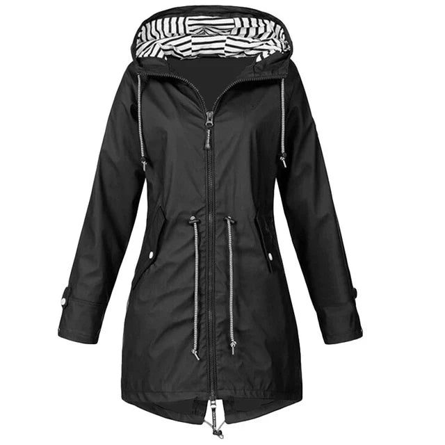 Liana | Trenchcoat mit wasserdichtem Material und verstellbarem Taillenzug für Damen